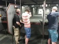 Schießstand mit 5 Waffen / 40 Schuss